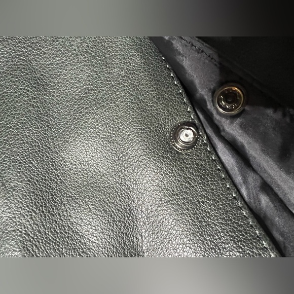 Men’s XL Jamin Leather Grey Leather Vest GUC - Picture 5 of 8